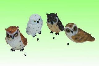 Obrázek z Sova polyresin 6,5cm, 4druhy (4) 
